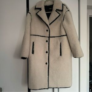 Maje Sherpa Coat